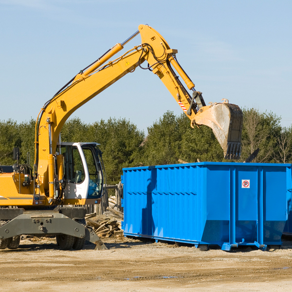 how many times can i have a residential dumpster rental emptied in Hallsville